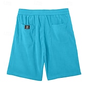 preiswerte Lässige Shorts-Herren Shorts Freizeitshorts Cordshorts Tasche Elastischer Bund Einfach Komfort Atmungsaktiv Über dem Knie Lässig Outdoor Strand Urlaub Mode Schwarz + Khaki Armeegrün+Grau Mikroelastisch