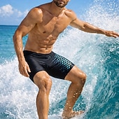 Χαμηλού Κόστους Μαγιό και σορτς για σέρφινγκ-Ανδρικά Μεσαίου Πάχους Σορτς στολής κατάδυσης Στρινγκ κολύμβησης Γεωμετρικό Μπογιάγκ Γρήγορο Στέγνωμα Ελαστικό Αναπνέει Αμάνικο Μαγιό Παντελόνια Φούστες Σέρφινγκ Θαλάσσια Σπορ Κολύμβηση Καλοκαίρι