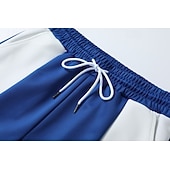  Férfi Izzadt nadrág Rövidnadrágok Nyári rövidnadrág Egyenes Zsinór Rugalmas derék Színes Sima Mokaszinok Térd feletti Napi Szabadtéri Utcai öltözék Sportok Utcai sikk Fekete Sötétkék Nyúlós