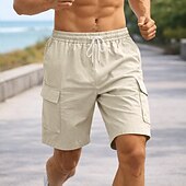 abordables Pantalones cortos de correr-Hombre Pantalones Cortos Running Pantalón Corto Short Running Shorts de gimnasio Correa Bolsillo Bermudas Casual Diario Exterior Verano Ligero Transpirable Entrenamiento de gimnasio Correr Corriendo