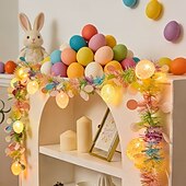 baratos Alimentado por Pilha-Luzes de LED em formato de coração, conto de fadas, 2m, 10 LEDs, alimentadas por bateria, para decoração de quarto, jardim, varanda, alpendre, janela e festas de Páscoa.