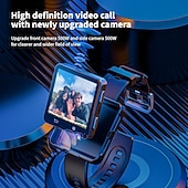 cheap Smartwatch-LOKMAT APPLLP 2 MAX Smart Watch 2.64 inch 4G LTE Cellular Smartwatch Phone Pedometer Call Reminder Alarm Clock Compatible with Null Unisex GPS Hands-Free Calls Media Control IPX-4 57mm Watch Case