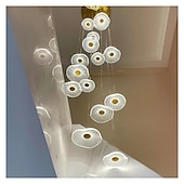 preiswerte Cluster-Design-Moderne LED-Pendelleuchten aus Acryl, kompatibel mit Wohnzimmer, Esszimmer, Treppenhaus, Kronleuchter, Wohnaccessoires, Hängeleuchten, Pendelleuchten