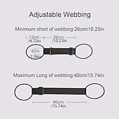 baratos armazenamento de bagagem e viagem-Conjunto de 4 cintas de bagagem ajustáveis e resistentes com trava de segurança para malas, bolsas de viagem e mochilas. Cintas de viagem confiáveis para homens e mulheres, que previnem a perda de