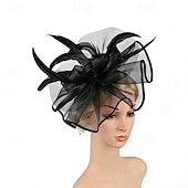 Χαμηλού Κόστους Φασινάτορες-Γοητευτικά Φτερά Δίχτυ Γάμου Γενέθλια Κομψό Βίντατζ χαριτωμένο στυλ Με Φτερό Τούλι Ακουστικό Καπέλα