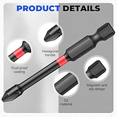 olcso Ručni Alati-46 darabos mágneses ütvecsavarozó készlet, univerzális dugókulcsok, metrikus dugókulcsok, csavarhúzóbitek, dugókulcs-adapterek, fúróhosszabbítók, szárnyasanya-behajtó, festett ötvözött acél,