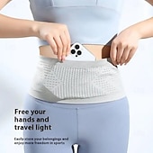 ieftine Recreație în aer liber-Borsetă sport invizibilă fără cusături, geantă de sală, geantă de telefon ușoară și respirabilă, husă elastică portabilă pentru ciclism, geantă de alergare unisex, husă ușoară pentru telefon, mâini