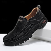 abordables Slip-On Casual Shoes-Men's Brown Slip-On Island &amp; Cruise Loafers – Comfortable Casual Shoes for Vacation, Cruise, and Outdoor Travel