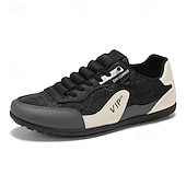 abordables Zapatillas Informales-Zapatillas deportivas de piel sintética para hombre: diseño moderno para estilos de vida activos, ideales para correr, caminar y actividades al aire libre.