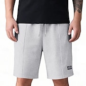 abordables Bermudas estilo casual-Hombre Pantalones cortos de gofres Pantalón corto Pantalones cortos de playa Pantalones cortos casuales Bolsillo Cintura elástica Plano Comodidad Transpirable Longitud de la rodilla Casual Exterior