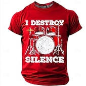  Bărbați Argou amuzant Tricou Manșon scurt Tricou Tipărire 3D Stil Nautic Cămașă Modă Zilnic Zilnic Stradă Roșu-aprins Vară Primăvară Îmbrăcăminte S M L XL XXL XXXL