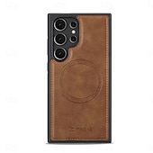preiswerte 2026 Samsung Galaxy S26 Serie-Handy Hülle Handyhüllen Für Samsung Galaxy S26 S26 Plus S26 Ultra Rückseite Magnetische Adsorption Brieftaschenhülle Mit Ständer Abnehmbar Unterstützt kabelloses Laden Retro PU-Leder