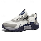 economico Sneakers Casual-sneakers sportive da uomo in similpelle: resistenti, comode ed eleganti per attività casual e all'aperto, ideali per l'uso quotidiano, la palestra e le avventure del fine settimana