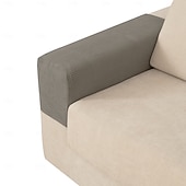 abordables Housse de fauteuil et d'accoudoir de canapé-Housses d'accoudoirs pour chaises et canapés, housses d'accoudoirs de canapé en jacquard spandex, protection antidérapante pour meubles, housses lavables pour fauteuils inclinables