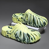 cheap Casual Sandals-Men's Camouflage Slip-On Poolside Shoes – Lightweight, Flexible, Non-Slip, Ideal for Beach Vacation, Resort and Casual Outdoor Wear