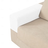 abordables Housse de fauteuil et d'accoudoir de canapé-Housses d'accoudoirs pour chaises et canapés, housses d'accoudoirs de canapé en jacquard spandex, protection antidérapante pour meubles, housses lavables pour fauteuils inclinables