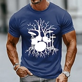  Per uomo Musica Divertente Maglietta Manica Corta maglietta Stampa 3D Girocollo Camicia Moda Quotidiano Quotidiano Streetwear Blu Nero Verde Estate Primavera Abbigliamento S M L XL XXL XXXL