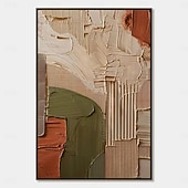 levne Abstraktní malby-Velká originální texturovaná špachtle abstraktní malba olejomalba na plátně, velké nástěnné umění moderního obývacího pokoje nástěnná dekorace