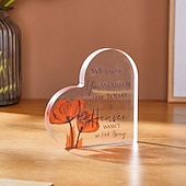 זול פסלים-פריט קישוט בצורת לב ופרפר ליום האם אחד. קיימות מספר אפשרויות. מתאים למתנות יום האם ולקישוטי שולחן לחג המשפחה.