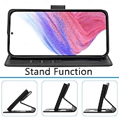 levne 2026 Samsung Galaxy S26 Série-telefon Carcasă Pro Samsung Galaxy S26 S26 Ultra Plus Pouzdro na peněženku se stojánkem s Lanyardem s poutkem na zápěstí Retro TPU PU kůže