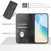 baratos 2026 Samsung Galaxy S26 Série-telefone Capinha Para Samsung Galaxy S26 S26 Ultra Plus Capa para Cartão Wallet Com Suporte Suporte para carregamento sem fio Slot para cartão Retro TPU Couro PU
