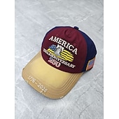  Unisex 250th/independence Hat Baseball Cap Portable Breathable Daily Outdoor Street Embroidery Flag
