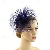 Χαμηλού Κόστους Φασινάτορες-Γοητευτικά Φτερό Γάμου Γενέθλια Βίντατζ χαριτωμένο στυλ Ρετρό Με Φτερό Ακουστικό Καπέλα