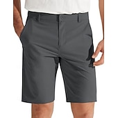 preiswerte Arbeitsshorts-Herren Shorts Schicke Shorts Geschäft Freizeitshorts Tasche Rein Einfach Atmungsaktiv Knielang Lässig Outdoor Arbeit Urlaub Mode Hellgrau Unelastisch