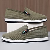 economico Scarpe Casual Slip-On-Scarpe casual slip-on da uomo grigie in maglia, traspiranti, leggere e comode, ideali per camminare, per tutti i giorni, per viaggiare, per casa, ufficio, tempo libero all'aperto e per look casual eleganti.