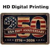 cheap Doormats-U.S. 250th Anniversary front door mat 4th of July Doormat Featuring American Flag Bald Eagle and Fireworks Design Patriotic Red White Blue Balloons Perfect for Independence Day entryway deco