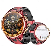 baratos Premium-Relógio inteligente Lokmat Appllp 4 Pro de 1,75 polegadas com 4G LTE, pedômetro, lembrete de chamadas, monitor de sono, compatível com Android e iOS, unissex, GPS, IPX-1, caixa de 50 mm.