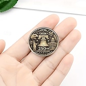 economico 250° Anniversario degli Stati Uniti-Set di 5 spille commemorative per il 250° anniversario americano, spilla unica e creativa per abbigliamento. &amp;zaini, il regalo perfetto per i festival per valorizzare il tuo stile