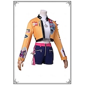 رخيصةأون ازياء البنات-مستوحى من المعبود الكوري نجم البوب زي تأثيري زي المجموعة أزياء فنتازيا نسائي للفتيات للأطفال للبالغين عيد الرعب مهرجان أداء كوميك كون معرض الأنمي