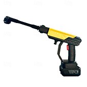 cheap Vehicle Cleaning Tools-Cordless Portable Pressure Washer, Battery Powered Handheld Power Washer Kit with Storage Case &amp; Foam Cannon, High Pressure Cleaner for Car Washing, Patio, Garden, Fence, Outdoor Surface Cleaning