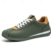 abordables Zapatillas Informales-Zapatillas sin cordones de piel sintética para hombre: elegantes, fáciles de llevar, ideales para reuniones informales, viajes y comodidad diaria.