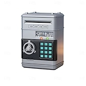 levne Dárkové předměty-Elektronická mincovní banka s ochranou heslem, ABS materiál, bankomat, digitální mince a vklad hotovosti, hudební hračka, dárek pro děti pro rané učení a vzdělávání