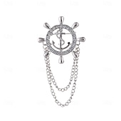 Χαμηλού Κόστους Ανδρικό Σκουλαρίκι-Ανδρικά 1 τεμ Μανικετόκουμπα Μέταλλο Καρφίτσες Causal Καθημερινά Κομψό Μοντέρνα Α B C