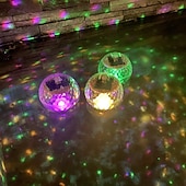 cheap Underwater Lights-1 Pack Solar Floating Pool Lights, RGB Color Changing Solar Pool Lights IP68 Waterproof, Hangable LED Pool Light for Inground &amp; Above Ground Pools, Outdoor Garden, Party Decor