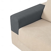 abordables Housse de fauteuil et d'accoudoir de canapé-Housses d'accoudoirs pour chaises et canapés, housses d'accoudoirs de canapé en jacquard spandex, protection antidérapante pour meubles, housses lavables pour fauteuils inclinables