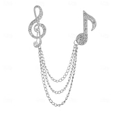 Χαμηλού Κόστους Ανδρικό Σκουλαρίκι-Ανδρικά 1 τεμ Μανικετόκουμπα Μέταλλο Καρφίτσες Causal Καθημερινά Κομψό Μοντέρνα Α B C