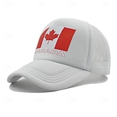 economico Cappellino da baseball da uomo-Per uomo Cappellino da Baseball Cappello da Sole Blu Nero Poliestere Patchwork Moda Streetwear Casual Casuale Quotidiano All'aperto Grafico Bandiera Protezione Solare Protezione solare Traspirabilità