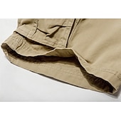 economico Classico-Per uomo Carico tattico Pantaloncini cargo Shorts Pantaloncini casual Tasca Elastico in vita Puro Semplice Tinta unita Lunghezza al ginocchio Casuale All'aperto Abbigliamento casual alla moda Moda