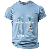  Men's Optimist Pessimist Realist Bassoonist Half Full Empty Reed Soaking Funny Musical Humor Sarcastic Graphic T Shirt Regular Fit Musician Gift Designer Clothing Apparel S M L XL XXL XXXL