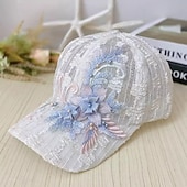 abordables Sombreros-Mujer Sombrero Gorra de Béisbol Protección Solar Diario Exterior Calle Floral Floral