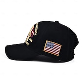 olcso Baseball sapkák-unisex 250./függetlenségi kalap, hordozható, lélegző, mindennapi, kültéri, utcai hímzés, zászlós