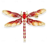 abordables Broche de Hombre-Unisexo 1 PC Gemelos Legierung Broche Casual Diario Elegante Moda Violeta Rojo Verde Trébol