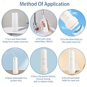 cheap Personal Protection-Electric Portable Bidet for Travel &amp; Postpartum Care, Handheld Rechargeable Bidet Sprayer with 350ml Bottle, IPX7 Waterproof for Maternity, Baby, Seniors, Camping, Personal Hygiene Recovery