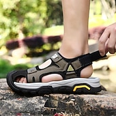 cheap Outdoor Sandals-Men's Outdoor Hiking Sandals – Adjustable Strap Sport Sandals with Breathable Mesh and Durable Sole, Perfect for Summer Travel, Beach Adventures and Outdoor Activities