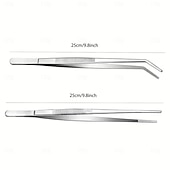 cheap Grills &amp; Outdoor Cooking-2PCS Stainless Steel Cooking Tongs, Barbecue Tongs, Food Clips, Suitable for Salad, Vegetables, and Meat, High-Quality Stainless Steel, Durable and Easy to Clean, Space-Saving, Practical Kitchen Tools