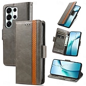 cheap 2026 Samsung Galaxy S26 Series-Phone Case For Samsung Galaxy S26 S26 Plus S26 Ultra Wallet Case Flip Cover with Wrist Strap Kickstand Retro TPU PU Leather